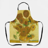 Vincent van Gogh - Vase mit fünfzehn Sonnenblumen Schürze (Vorderseite)