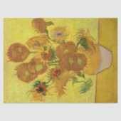 Vincent van Gogh - Vase mit fünfzehn Sonnenblumen Seidenpapier (Vorderseite)
