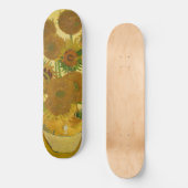 Vincent van Gogh - Vase mit fünfzehn Sonnenblumen Skateboard (Vorderseite)