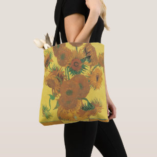 Vincent van Gogh - Vase mit fünfzehn Sonnenblumen Tasche