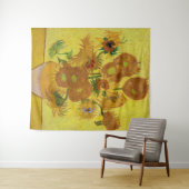 Vincent van Gogh - Vase mit fünfzehn Sonnenblumen Wandteppich (Beispiel (Horizontal))