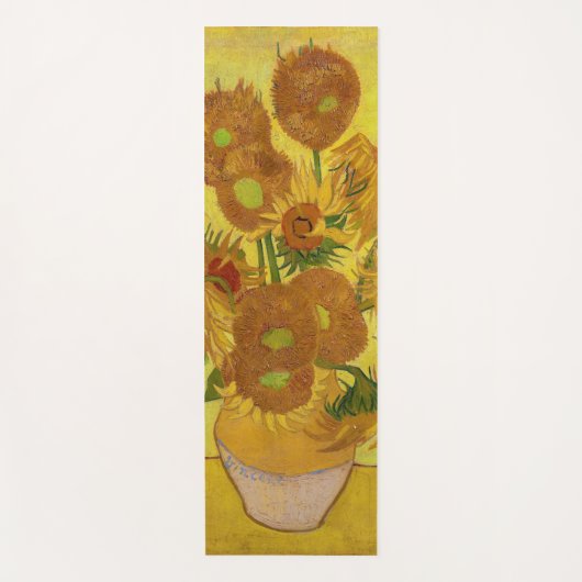 Vincent van Gogh - Vase mit fünfzehn Sonnenblumen Yogamatte (Vorderseite)