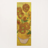 Vincent van Gogh - Vase mit fünfzehn Sonnenblumen Yogamatte (Rückseite)