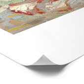 Vincent van Gogh Vase mit Gladioli und Asters Poster (Ecke)