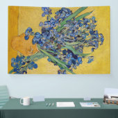 Vincent van Gogh - Vase mit Iren Banner (Messe)
