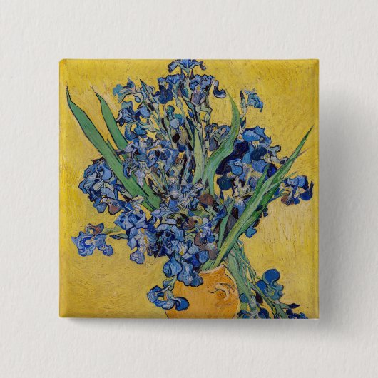 Vincent van Gogh - Vase mit Iren Button (Vorderseite)