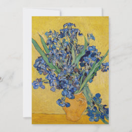 Vincent van Gogh - Vase mit Iren Dankeskarte