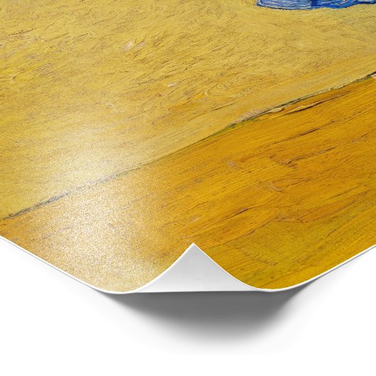 Vincent van Gogh - Vase mit Iren Fotodruck (Ecke)