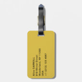 Vincent van Gogh - Vase mit Iren Gepäckanhänger (Rückseite vertikal)