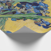 Vincent van Gogh - Vase mit Iren Geschenkpapier (Ecke)