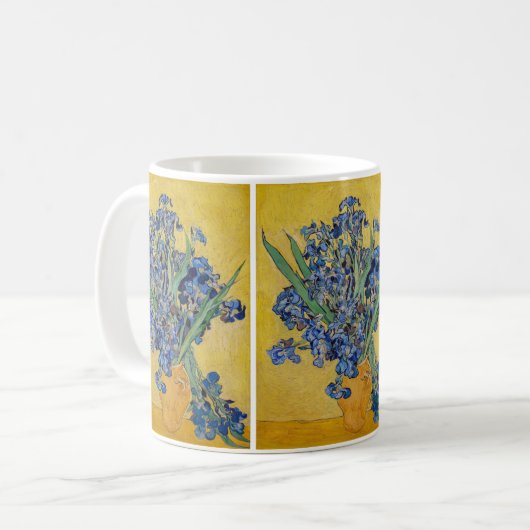 Vincent van Gogh - Vase mit Iren Kaffeetasse (Vorderseite Links)
