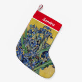 Vincent van Gogh - Vase mit Iren Kleiner Weihnachtsstrumpf (Vorderansicht (hängend))