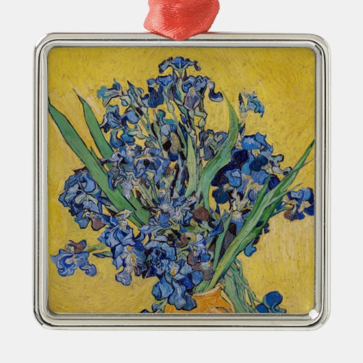 Vincent van Gogh - Vase mit Iren Ornament Aus Metall (Vorne)