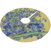 Vincent van Gogh - Vase mit Iren Polyester Weihnachtsbaumdecke (Schrägansicht)