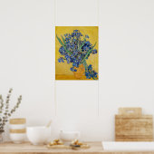 Vincent van Gogh - Vase mit Iren Poster (Küche)