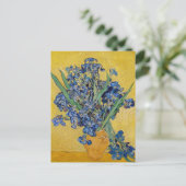 Vincent van Gogh - Vase mit Iren Postkarte (Stehend Vorderseite)