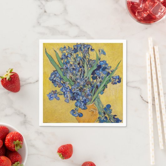 Vincent van Gogh - Vase mit Iren Serviette (Beispiel)