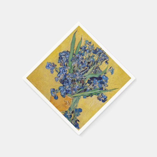 Vincent van Gogh - Vase mit Iren Serviette (Ecke)