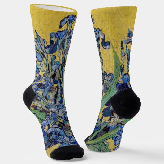 Vincent van Gogh - Vase mit Iren Socken (Gewinkelt)