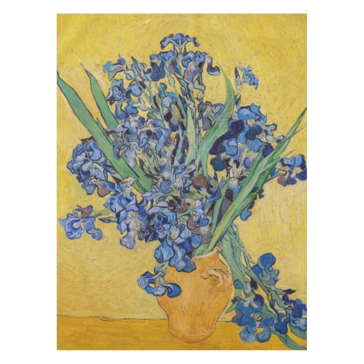 Vincent van Gogh - Vase mit Iren Tischdecke (Vorderseite)