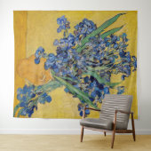 Vincent van Gogh - Vase mit Iren Wandteppich (Beispiel (Horizontal))