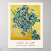 Vincent van Gogh Vase mit Irisgelben Kunstdrucken Poster (Vorne)