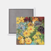 Vincent Van Gogh - Vase mit Milchprodukten und Ane Magnet (Vorderseite/Rückseite)