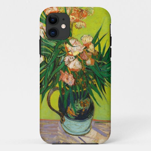 Vincent Van Gogh Vase mit Oleandern und Büchern Case-Mate iPhone Hülle (Rückseite)