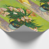 Vincent Van Gogh Vase mit Oleandern und Büchern Geschenkpapier (Ecke)