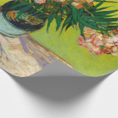 Vincent Van Gogh Vase mit Oleandern und Büchern Geschenkpapier (Ecke)