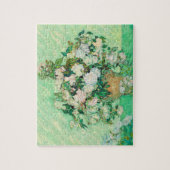 Vincent Van Gogh Vase mit rosa Roses Fine Art Puzzle (Vertikal)