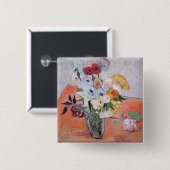 Vincent van Gogh - Vase mit Rose und Anemonen Button (Vorne & Hinten)