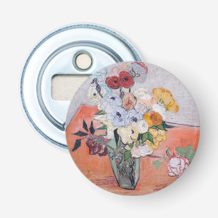 Vincent van Gogh - Vase mit Rose und Anemonen Flaschenöffner