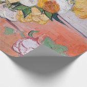 Vincent van Gogh - Vase mit Rose und Anemonen Geschenkpapier (Ecke)