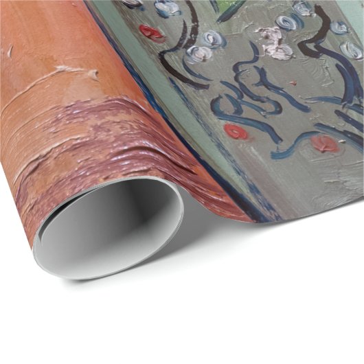 Vincent van Gogh - Vase mit Rose und Anemonen Geschenkpapier (Rolleneckpunkt)