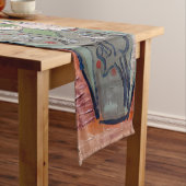 Vincent van Gogh - Vase mit Rose und Anemonen Kurzer Tischläufer (Beispiel)