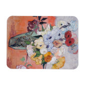 Vincent van Gogh - Vase mit Rose und Anemonen Magnet (Horizontal)