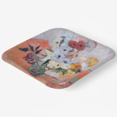 Vincent van Gogh - Vase mit Rose und Anemonen Pappteller (Gewinkelt)