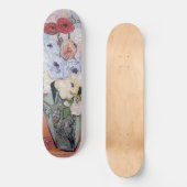 Vincent van Gogh - Vase mit Rose und Anemonen Skateboard (Vorderseite)