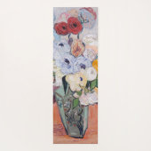 Vincent van Gogh - Vase mit Rose und Anemonen Yogamatte (Rückseite)