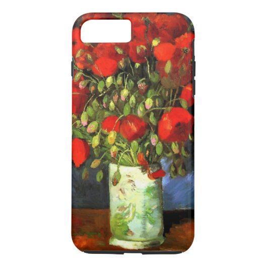 Vincent Van Gogh Vase mit roten Pfefferchen Blumen Case-Mate iPhone Hülle (Rückseite)