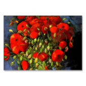 Vincent Van Gogh Vase mit roten Pfefferchen Blumen Tischnummer (Rückseite)