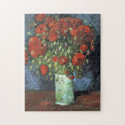 Vincent Van Gogh - Vase mit roten Pflaumen Puzzle (Vertikal)
