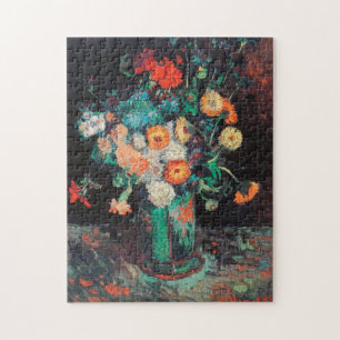 Vincent Van Gogh - Vase mit Zinnias Puzzle