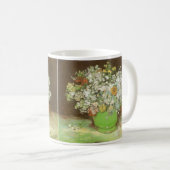 Vincent van Gogh - Vase mit Zinnias und Blume Kaffeetasse (VorderseiteRechts)