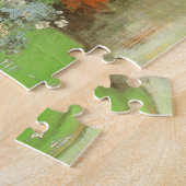 Vincent van Gogh - Vase mit Zinnias und Blume Puzzle (Seite)