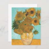 Vincent van Gogh - Vase mit zwölf Sonnenblumen (Vorne/Hinten)