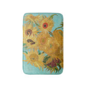 Vincent Van Gogh - Vase mit zwölf Sonnenblumen Badematte (Vorderseite Vertikal)