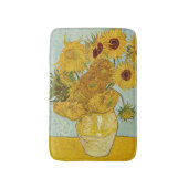 Vincent Van Gogh - Vase mit zwölf Sonnenblumen Badematte (Vorderseite Vertikal)