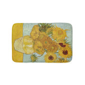 Vincent Van Gogh - Vase mit zwölf Sonnenblumen Badematte (Vorderseite)